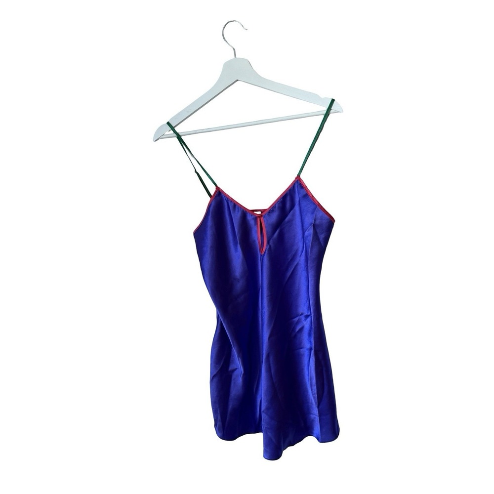 Vintage VICTORIA'S SECRET Gold Label Pruple Nightgown Slip‎ Dress PS